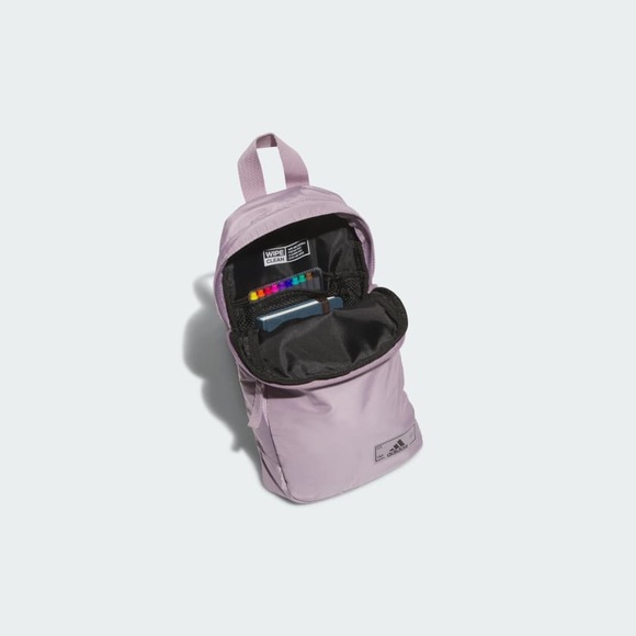 Adidas Essentials 2 Sling Crossbody Bag in preloved Fig purple /Black color - Picture 7 of 11